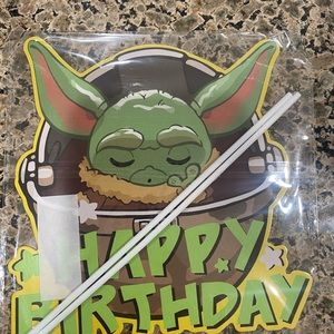 Baby Yoda-the child birthday decore